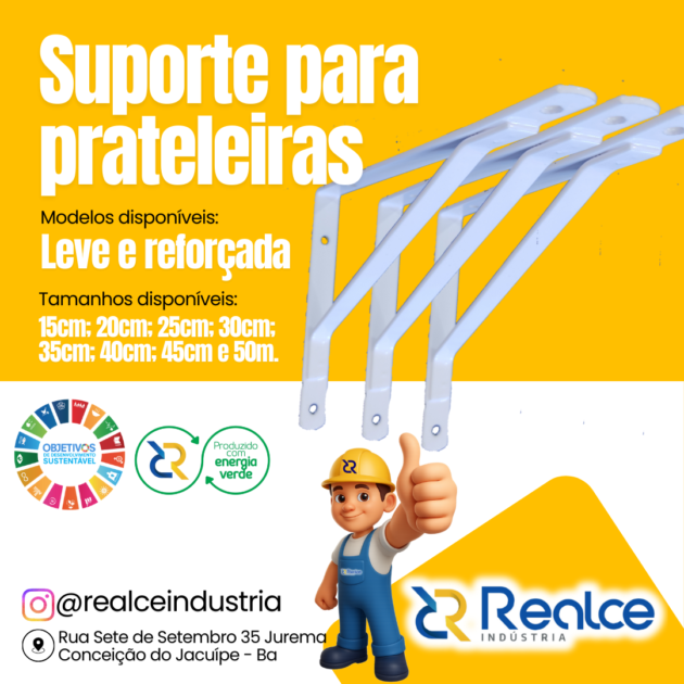 Suporte para Prateleira Mão Francesa