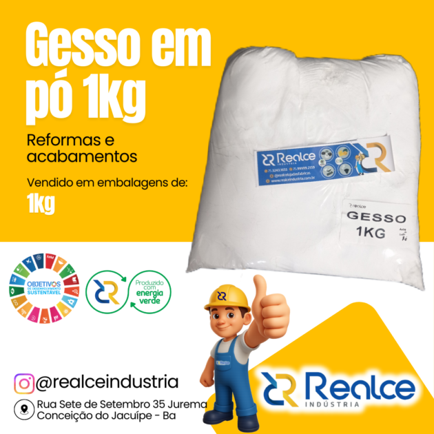 Gesso em Pó