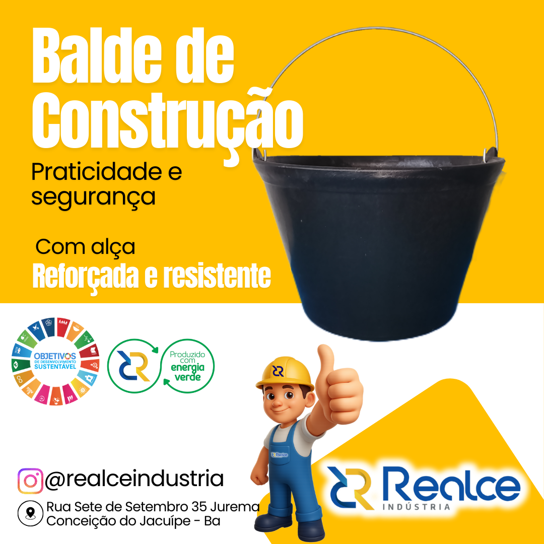 Balde para Construção Fardo C/12 unidades